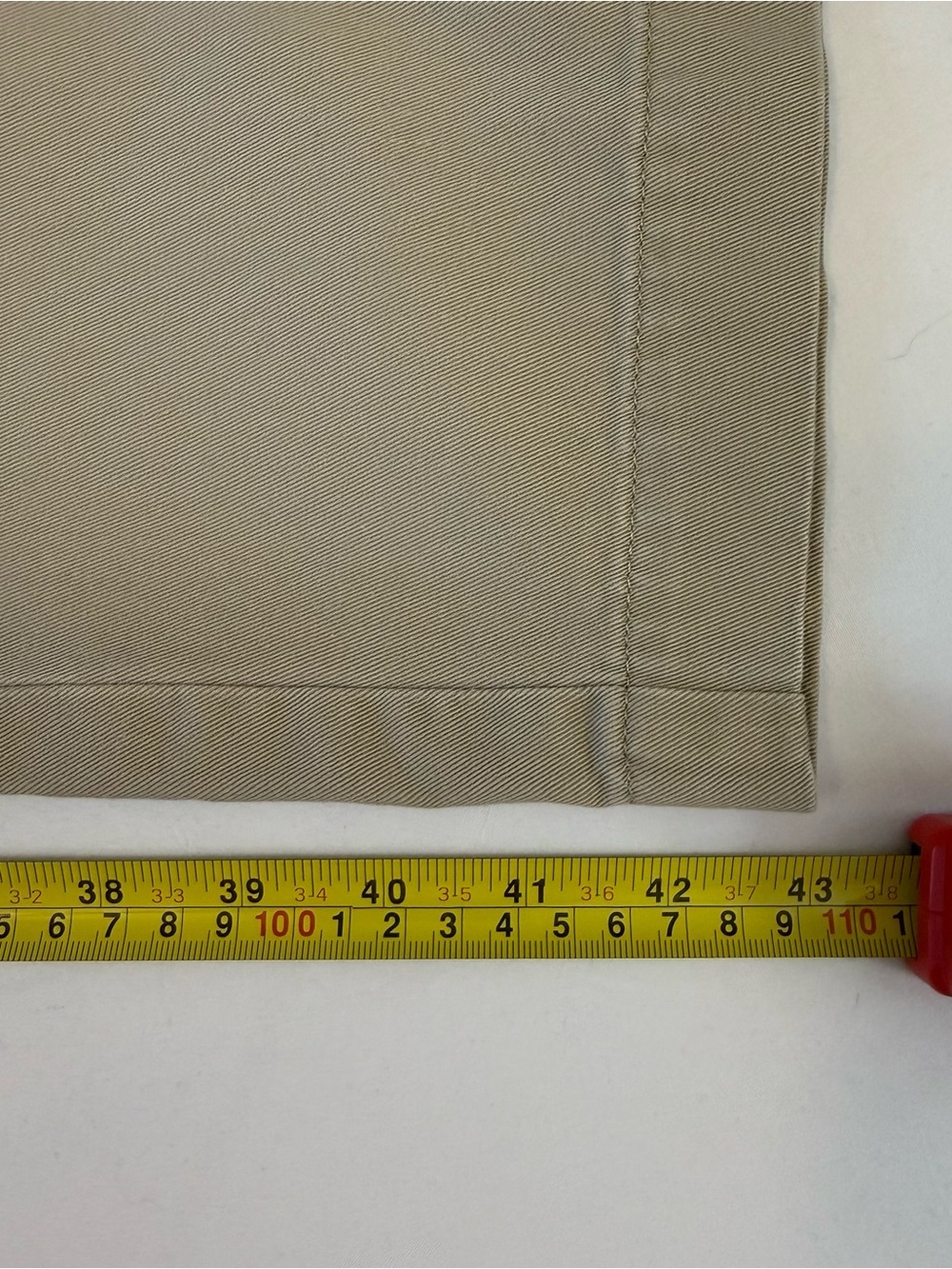 Tommy Hilfiger Pleated Khaki Chinos - Light Khaki, 100% Cotton - Picture 6 of 7